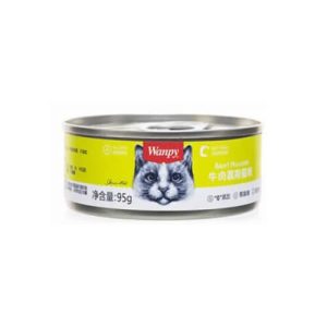 کنسرو گربه ونپی با طعم جگر مرغ و گوشت گاو