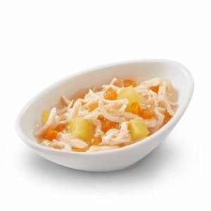 کنسرو گربه شسیر تهیه شده از مرغ، آناناس و هویج در سس