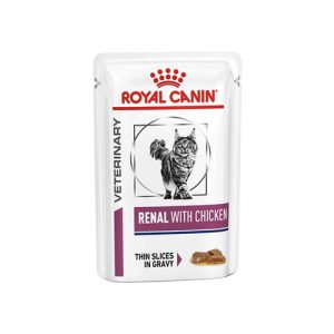 پوچ گربه رنال رویال کنین Renal با طعم های مرغ، گوشت گاو و ماهی