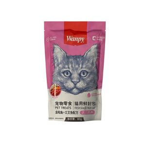 پوچ گربه ونپی تهیه شده از ماهی تن و سالمون