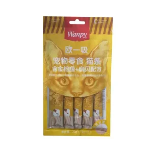 بستنی گربه ونپی با طعم ماهی تن و گوش ماهی بسته 5 عددی