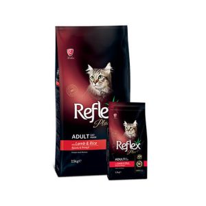 غذای خشک گربه رفلکس پلاس مدل Lamb & Rice