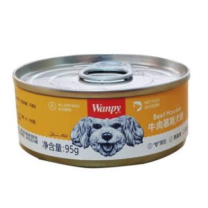 کنسرو سگ ونپی با طعم گوشت گاو