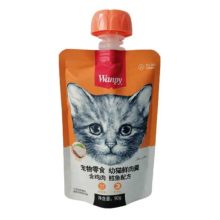 پودینگ بچه گربه ونپی با طعم ماهی کاد و مرغ وزن 90 گرم