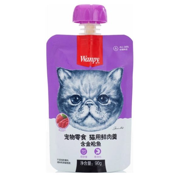 پودینگ گربه ونپی طعم ماهی تن 90 گرم پت شاپ گاندو