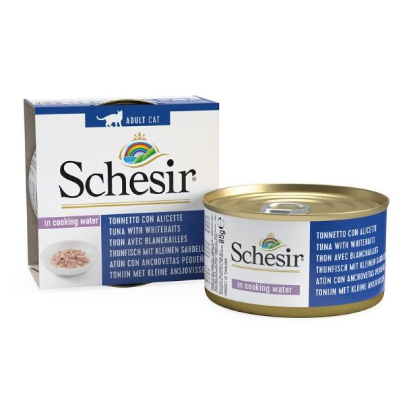 کنسرو گربه شسیر با طعم ماهی تن و کرم طعمه 85 گرمی پت شاپ گاندو