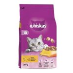 غذای خشک گربه بالغ ویسکاس با طعم مرغ مغز دار 300گرم پت شاپ گاندو