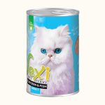 کنسرو گربه بالغ وکسی مرغ و ماهی 400گرم پت شاپ گاندو