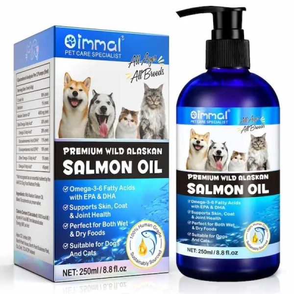 روغن ماهی سالمون اویمال سگ و گربه 250 میل پت شاپ گاندو