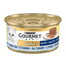 کنسرو گربه گورمت با طعم ماهی سالمون وزن 85 گرم
