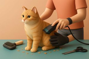 چگونه گربه خود را در خانه اصلاح کنیم؟